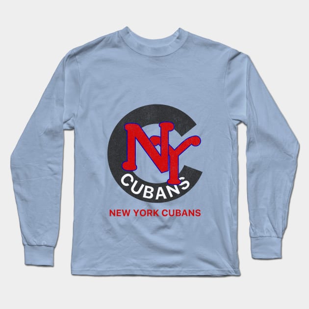 Classic New York Cubans Negro League Baseball Long Sleeve T-Shirt by LocalZonly